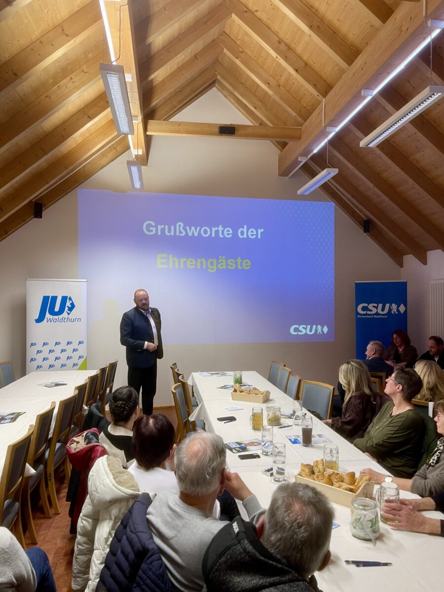 Zweite CSU-Wahlveranstaltung in Waldthurn mit Landrat Meier