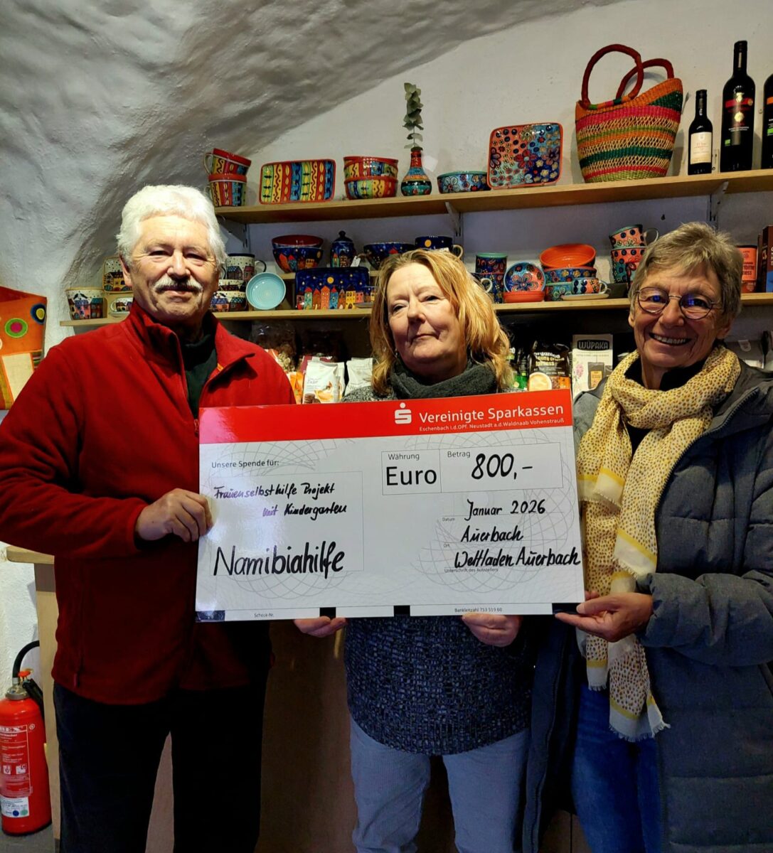 Weltladen Auerbach unterstützt vier Projekte mit je 800 EUR