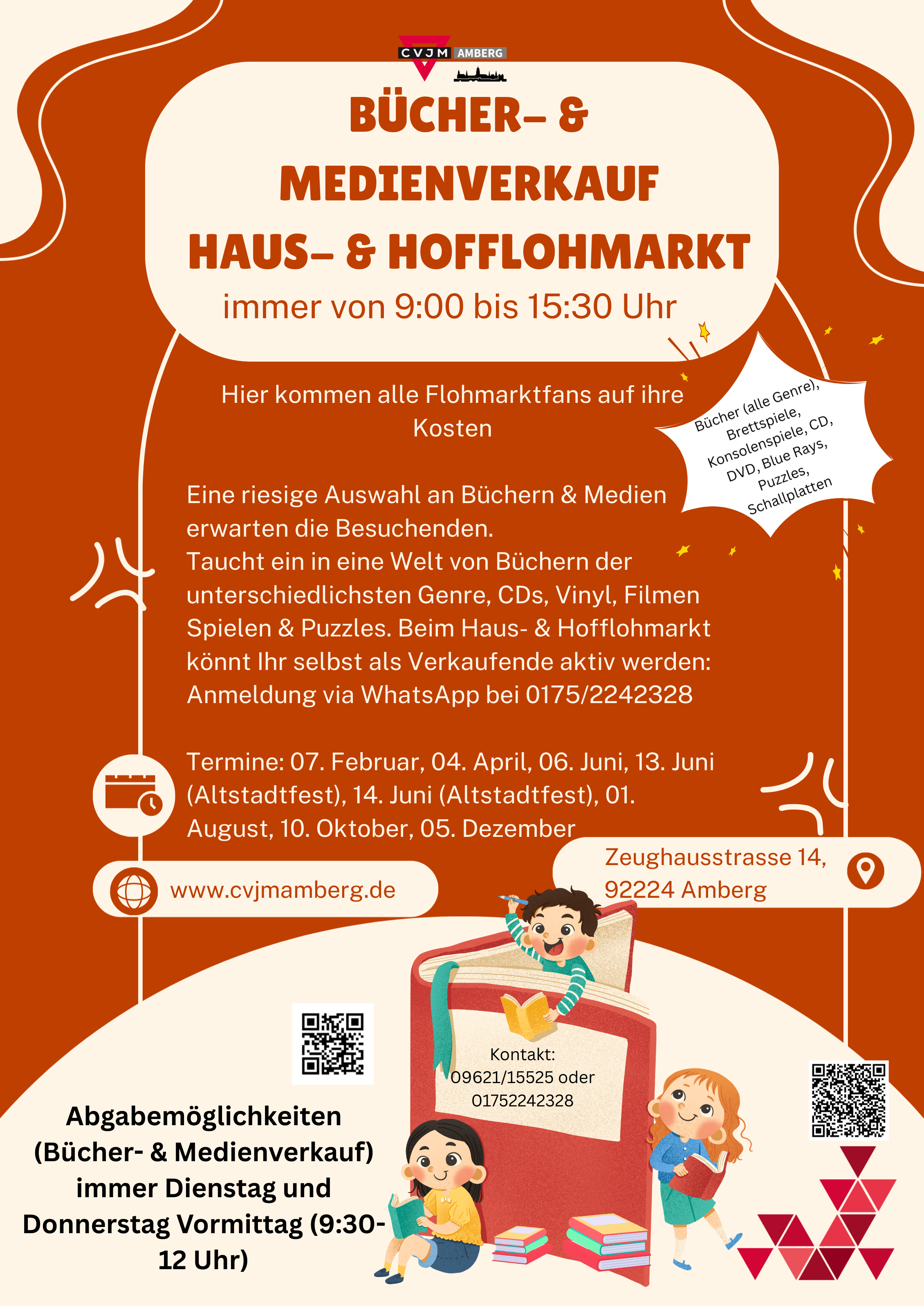 Flohmarktsaison startet im Februar beim CVJM in Amberg