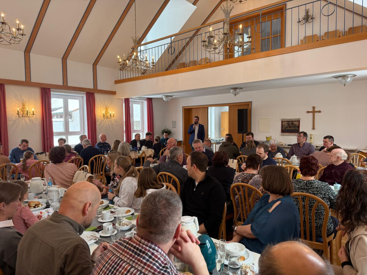 Entspannter Vormittag beim CSU-Familienfrühstück in Kaltenbrunn