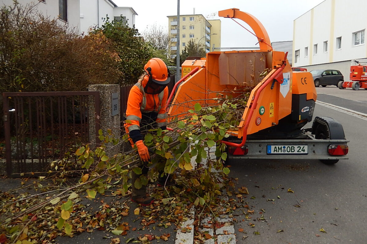 Anmeldung für Häckselaktion in Amberg bis 19. Februar