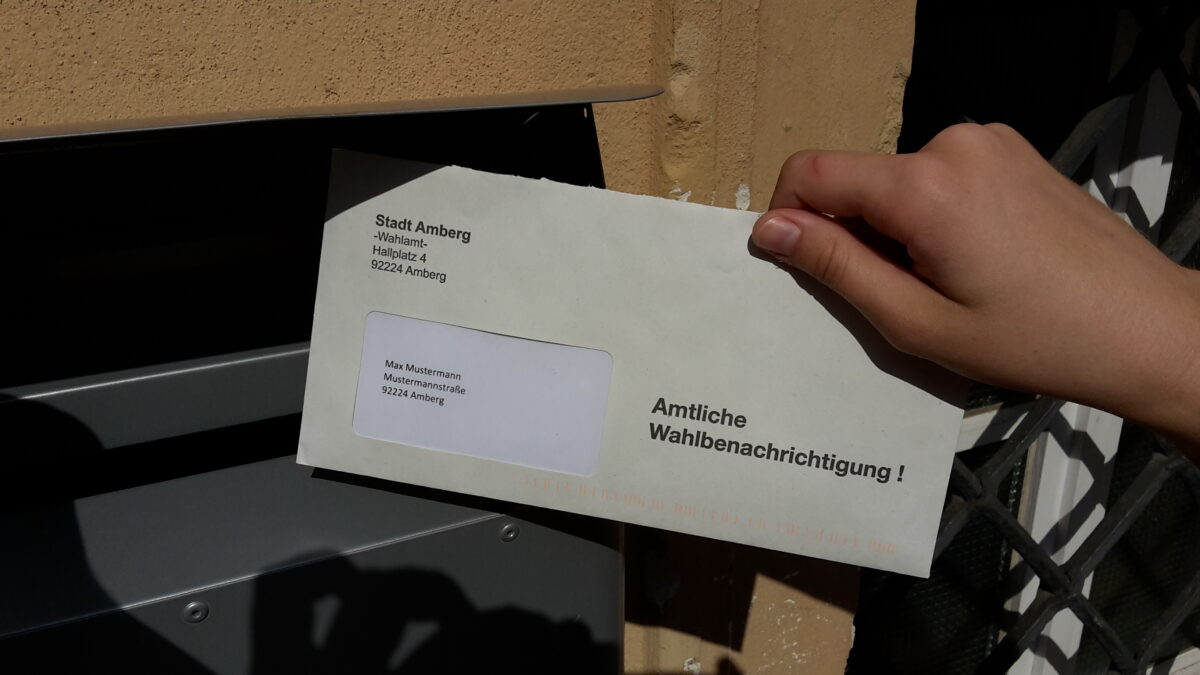 Briefwahl in Amberg startet ab 16.02