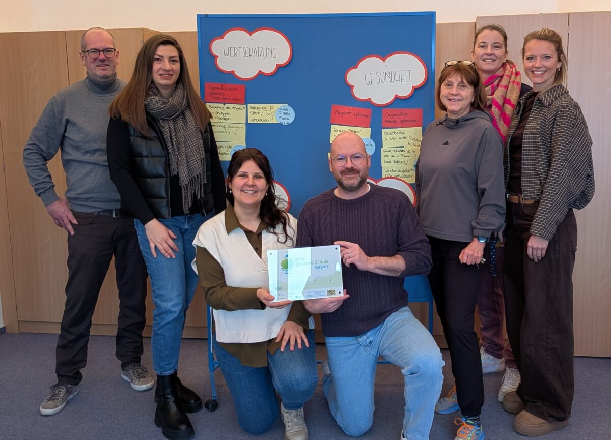 Staatliche Realschule Vohenstrauß wird Gute gesunde Schule 2025